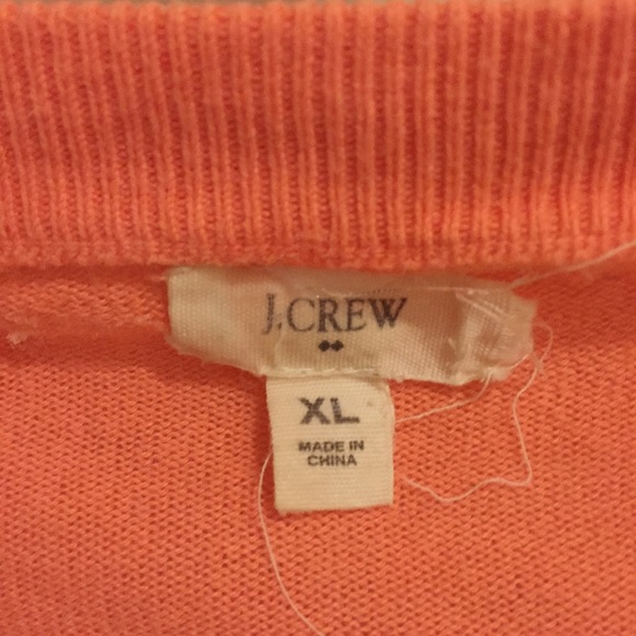 Peach colored J Crew cardigan - Picture 3 of 4